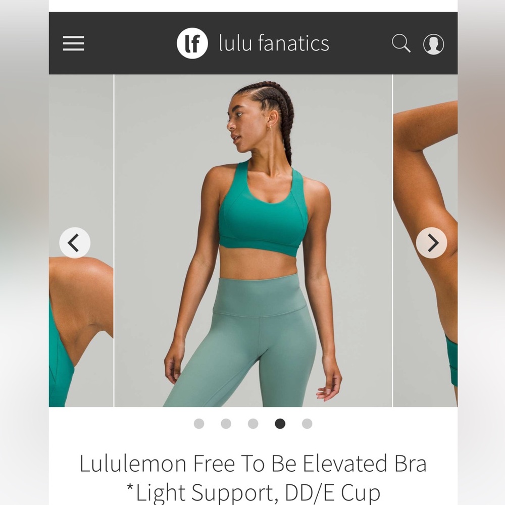 Lululemon Free to Be Elevated Bra size 8 NWT